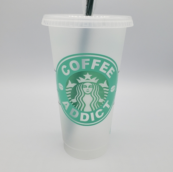 Starbucks custom reusable 24 oz. cold drink cup - Picture 8 of 9